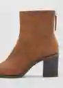 Botines Glorias Taupe Talla 37 Mujer Mango