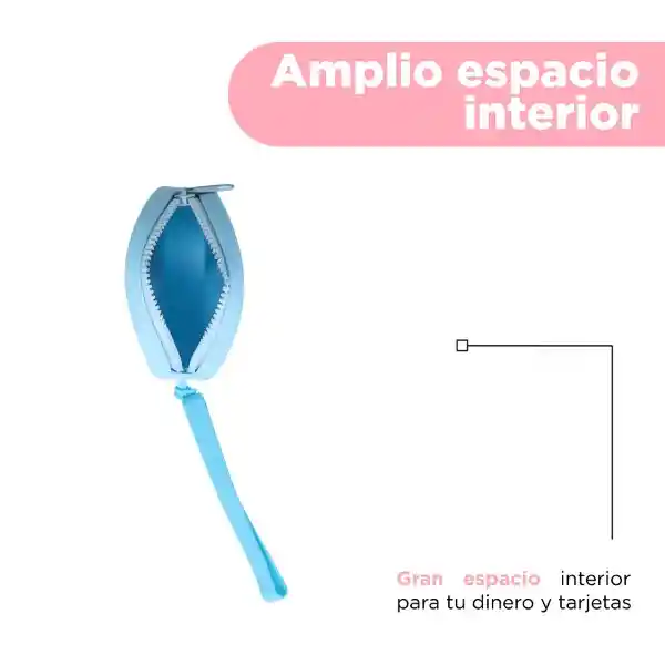Monedero Redondo Serie Las Chicas Súper Poderosas Azul Miniso