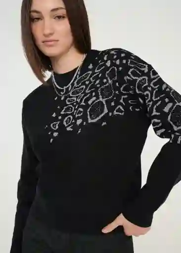 Tejido Mujer Negro Puro Ultraoscuro Talla L 489g012 Naf Naf