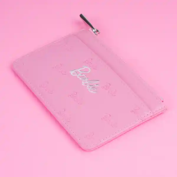 Tarjetero Barbie Rosa Claro Miniso