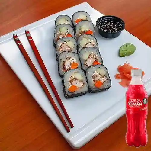 Combo Pollo Vegetal + Kola Román Original 400ML