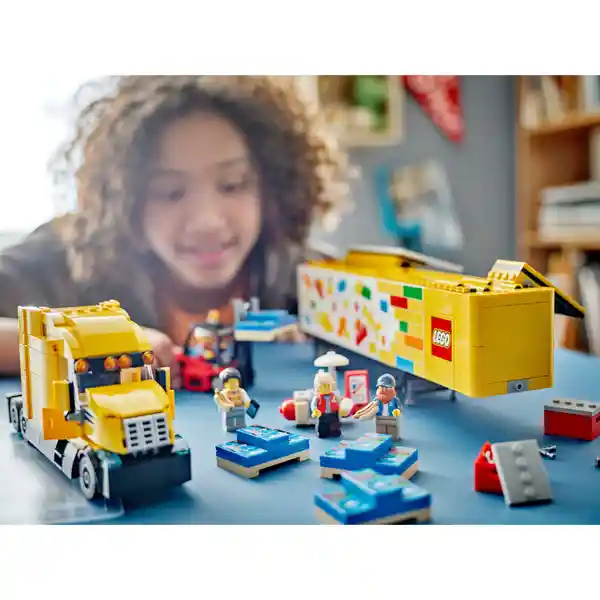 Lego Set de Construcción Camión de Reparto Amarillo