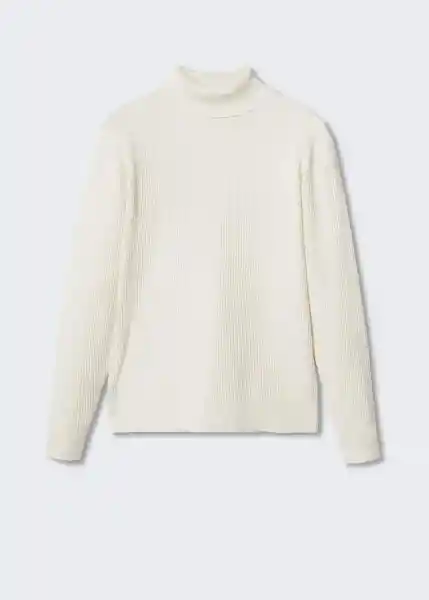 Jersey Carino-I Offwhite Talla L Hombre Mango