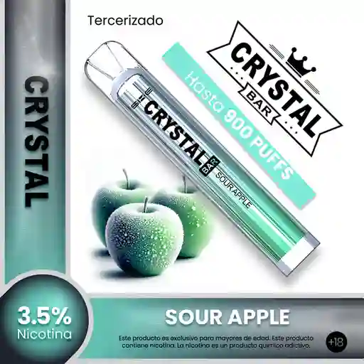 Crystal Vapeador (Sour Apple)