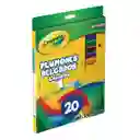 Crayola Marcadores Colores Lavables Super Tips 20 Unidades