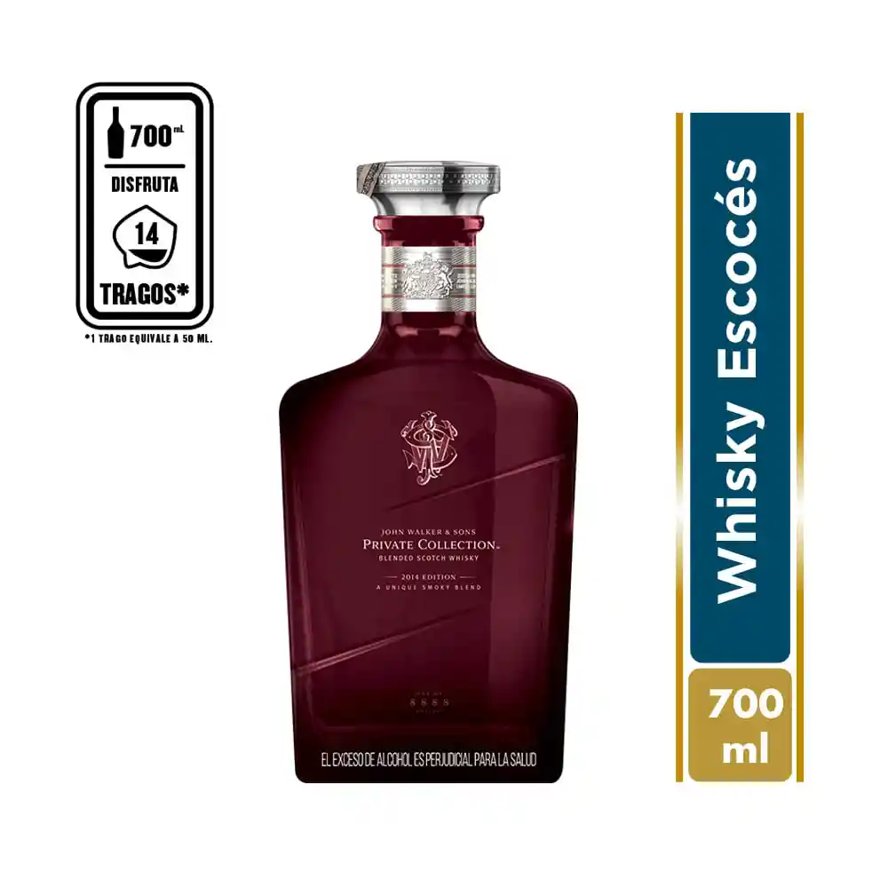 Whisky Johnnie Walker And Sons Private Collection 2014