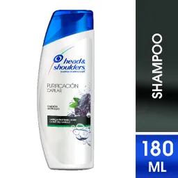 Head & Shoulders Purificación Carbón Activado Shampoo 180 mL