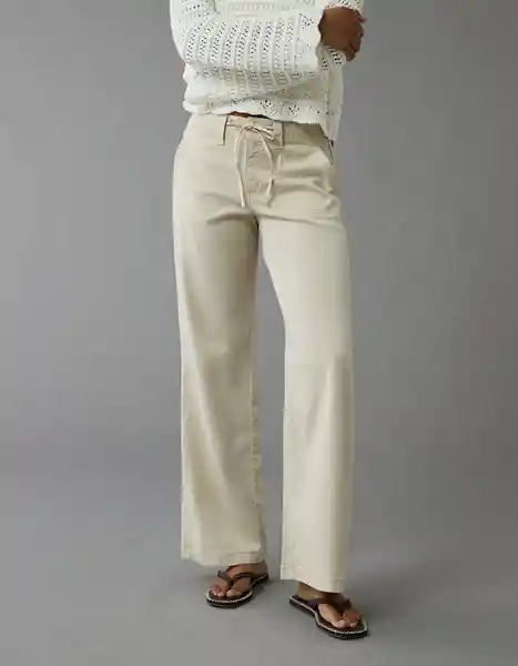 Pantalón Mujer Blanco Talla: X-SMALL 5431161 American Eagle