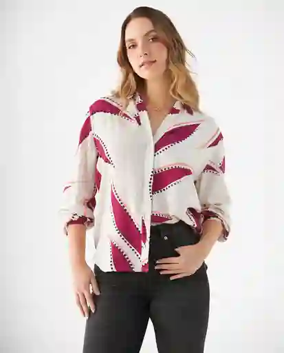 Camisa Nevisca Claro Crudo Talla XS 619F092 Esprit