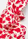 Enterizo Mono Trinidad Rojo Talla XS Mujer Mango