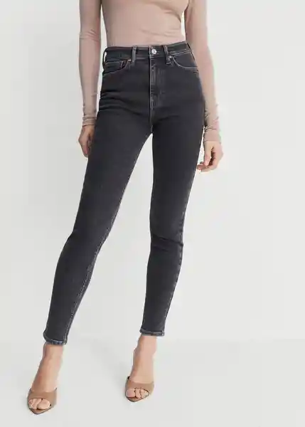 Pantalón Jean Soho Tejano Gris Oscuro Talla 46 Mujer Mango