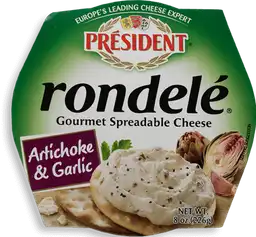 President Queso Untable Rondelé con Ajo y Hierbas 