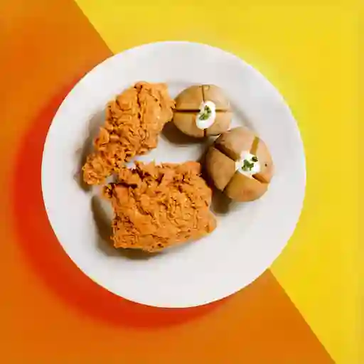 Pollo Broasted 2 Presas