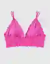 Bralette Aerie Rosa Talla LARGE 4114660 American Eagle