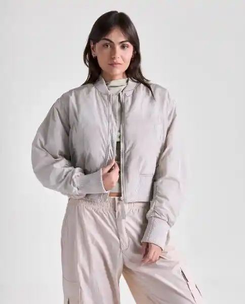 Chaqueta Mujer Crudo Talla M 629G000_CRU110105 Americanino