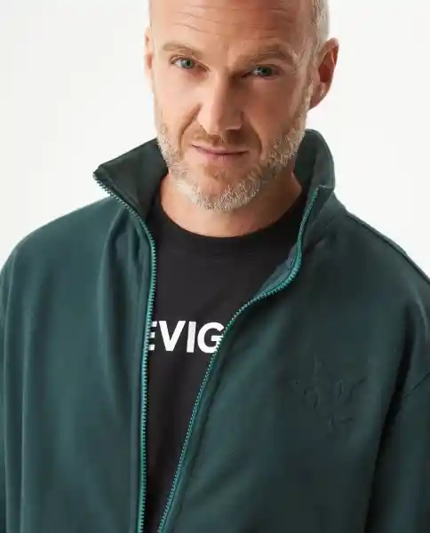 Buzo Open High Neck Verde Galloway Ultraoscuro T. L Chevignon