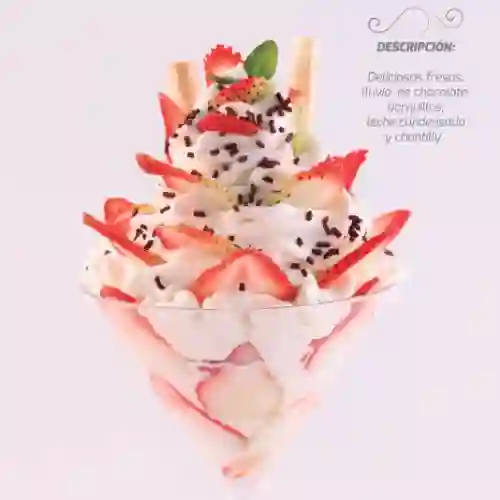 Fresas con Crema