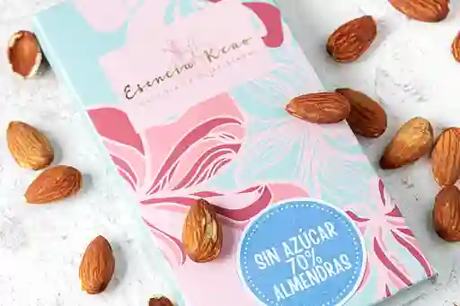 Barra de Chocolates Sin Azucar con Almendras
