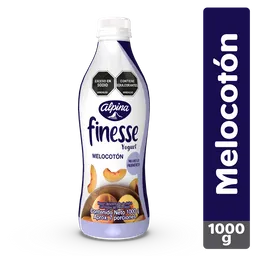 Finesse Yogurt con Probióticos Sabor a Melocotón