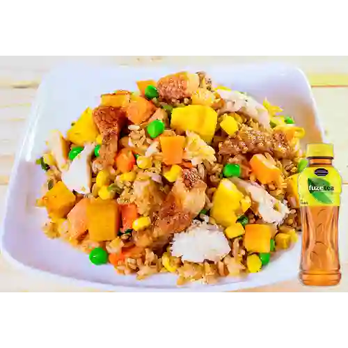 Combo Arroz Antioqueño Personal + Fuze Tea Limón 400ML