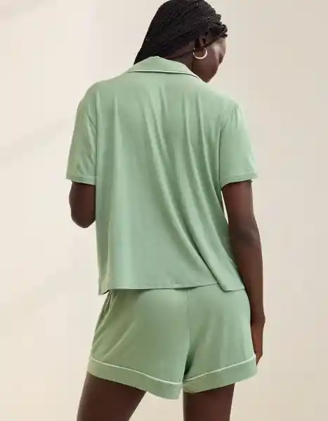 Pijama Aerie Verde Talla: SMALL 1416308 American Eagle