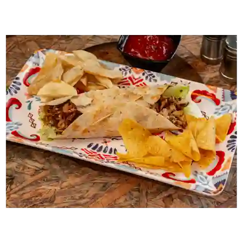 Burrito Mexicano + Papitas a la Frances