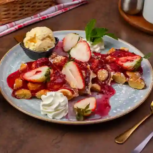 Waffle Frutos Rojos