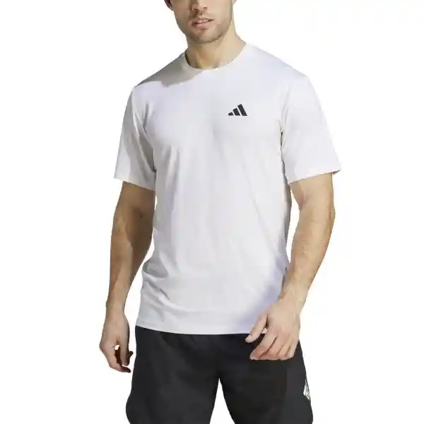 Adidas Camiseta Tr-Es Stretch T Para Hombre Blanco Talla XL