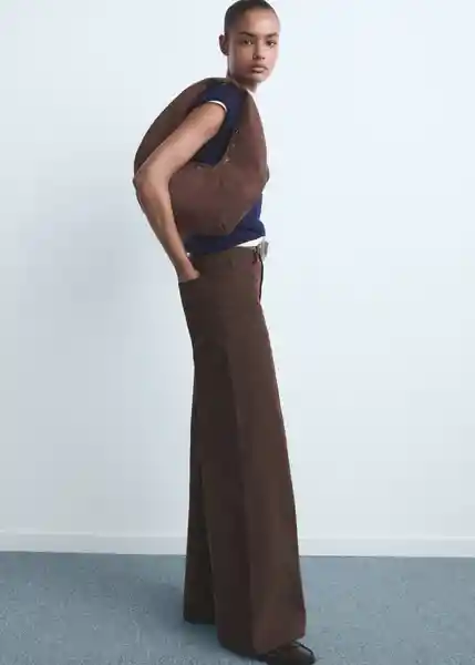 Jean Elise Chocolate Talla 34 Mujer Mango