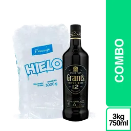 Combo Grants Whisky Triple Wood 12 Years + Hielo