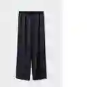 Pantalón Sati Negro Talla S Mujer Mango