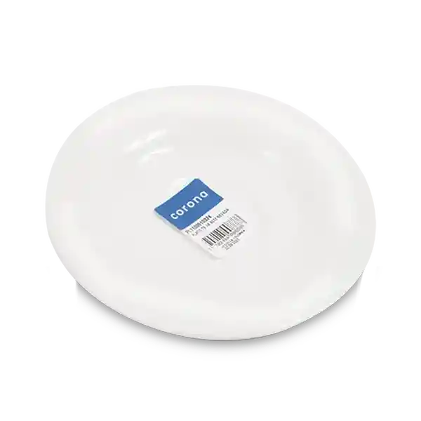 Corona Plato te Nevada Blanco 14.5 cm
