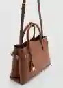 Bolso M Harvey Cuero Talla 99 Mujer Mango