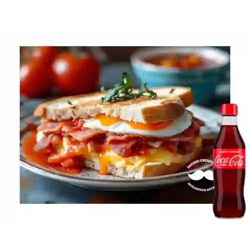 Combo Eggsandwich + Coca-cola Sabor Original 350 ml
