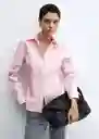 Camisa Sofía Rosa Talla S Mujer Mango