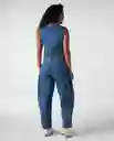 Enterizo Mujer Azul Talla S 362G001_AZU174021 Americanino