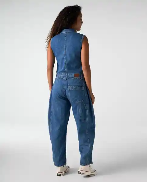 Enterizo Mujer Azul Talla S 362G001_AZU174021 Americanino