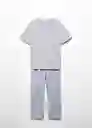 Pijama Pack Everest Gris Talla 20 Niños Mango