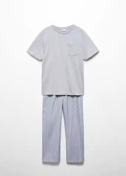 Pijama Pack Everest Gris Talla 20 Niños Mango