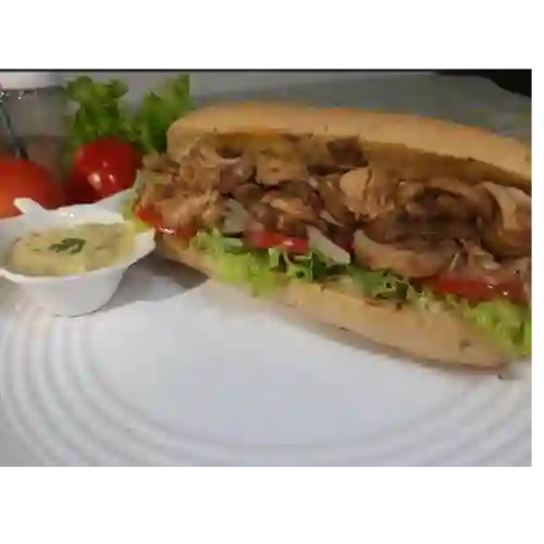 Panini de Pollo Teriyaki