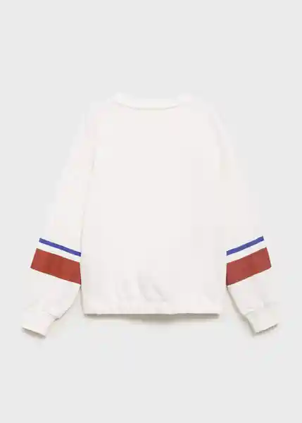 Buzo Sudadera Cutie Offwhite Talla 10 Niña Mango