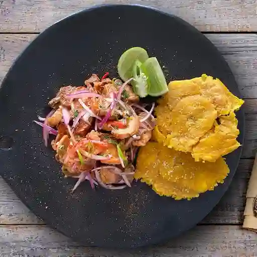 Ceviche de chicharrón