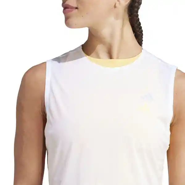 Adidas Camiseta Az L Muscle T Para Mujer Blanco Talla M