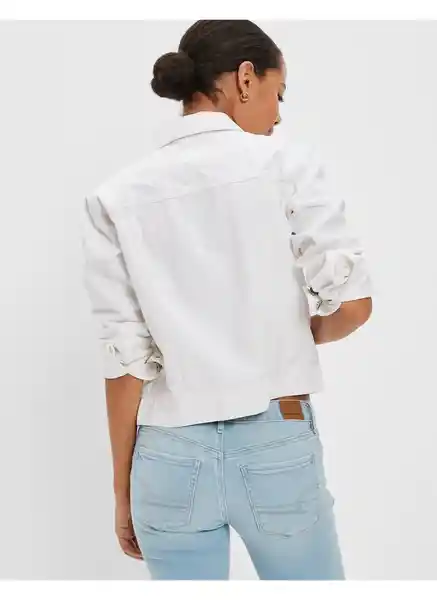 Chaqueta Mujer Blanco Talla SMALL American Eagle