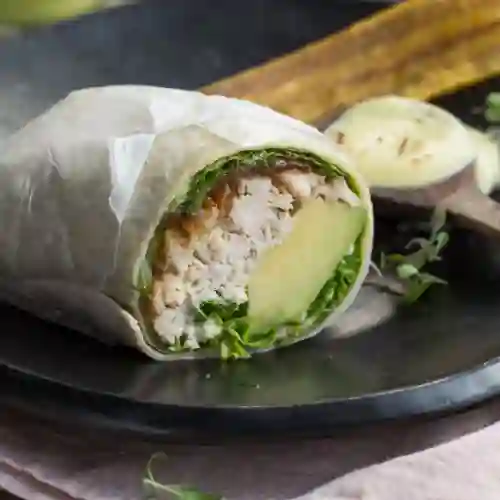 Wrap Aguacate + Tocineta + Acompañamient