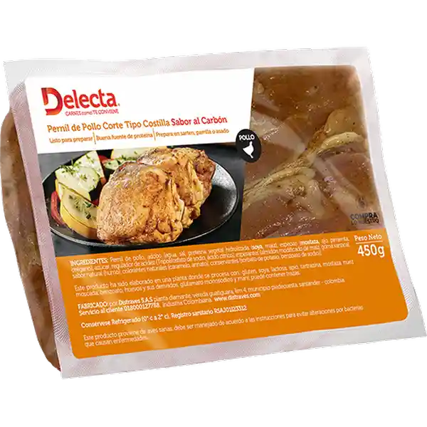 Delichicks Pernil de Pollo Corte Tipo Costilla