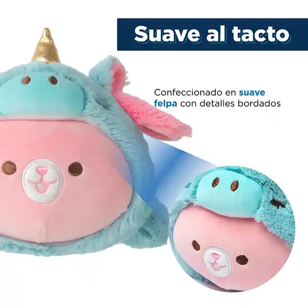 Peluche Mini Serie Disfraces Unicornio Familiar Conejito Miniso