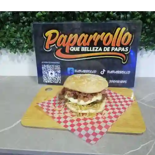 Hamburguesa Parchada