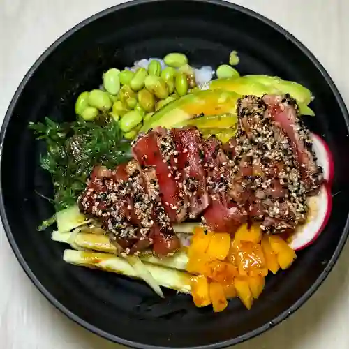 Pokebowl de Atun Tataki