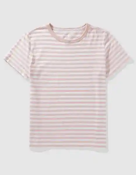 Camiseta Aerie Rosa Talla LARGE 3500654 American Eagle